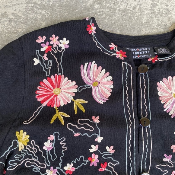 New Identity Jackets & Blazers - Lightweight Embroidered Wool Jacket